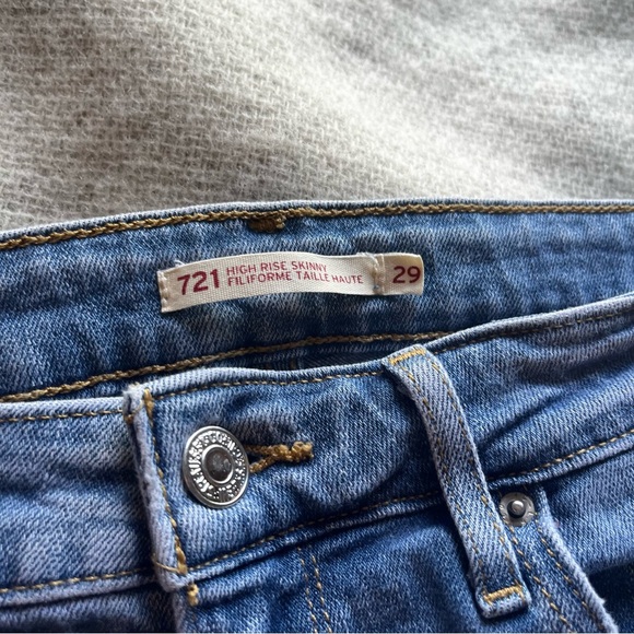 LEVI High Rise Skinny Jeans 721 - Picture 4 of 5